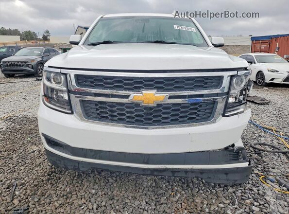 1GNSCBKC4KR285049 2019 CHEVROLET TAHOE Белый Вид спереди