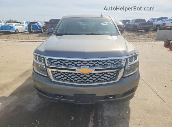 1GNSCBKC5JR282594 2018 CHEVROLET TAHOE Gray Vista frontal