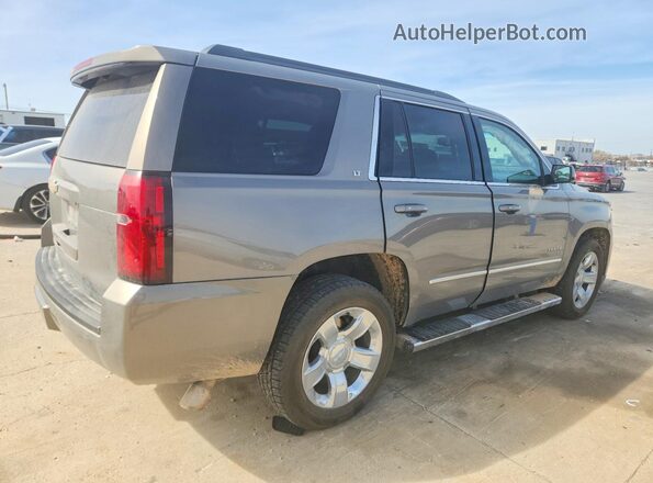 1GNSCBKC5JR282594 2018 CHEVROLET TAHOE Gray Trasero derecho