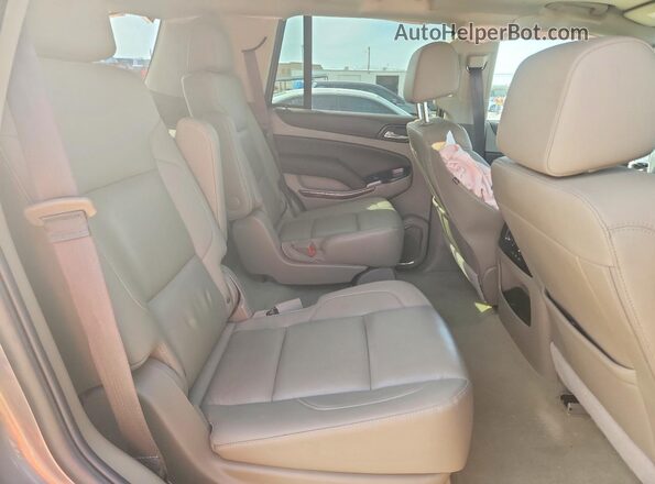 1GNSCBKC5JR282594 2018 CHEVROLET TAHOE Gray Vista interior trasera