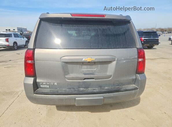 1GNSCBKC5JR282594 2018 CHEVROLET TAHOE Gray Vista trasera
