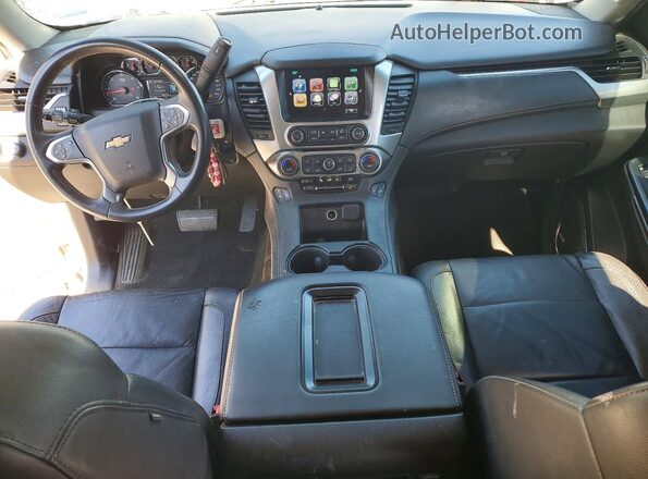 1GNSCBKC7HR166548 2017 CHEVROLET TAHOE Silver Вид панелі приладів