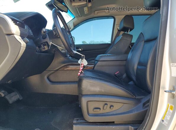1GNSCBKC7HR166548 2017 CHEVROLET TAHOE Silver Вид салону спереду
