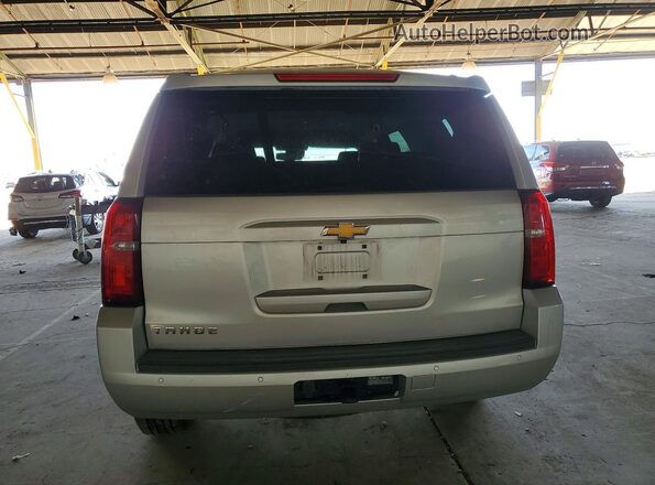 1GNSCBKC8GR299706 2016 CHEVROLET TAHOE Серебряный Вид сзади