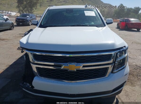 1GNSCBKC8KR390080 2019 CHEVROLET TAHOE Белый Вид задней части салона