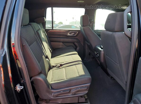 1GNSCBKDXPR148942 2023 CHEVROLET SUBURBAN Black Widok wnętrza z tyłu