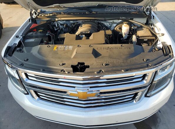 1GNSCCKCXJR328989 2018 CHEVROLET TAHOE White Սալոնի հետևի տեսք