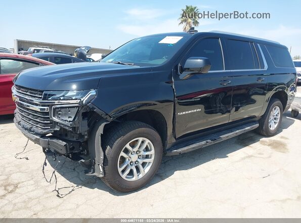 1GNSCCKD3RR113989 2024 CHEVROLET SUBURBAN Черный Передняя левая четверть