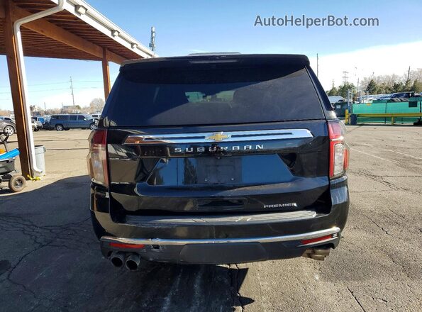 1GNSCFKDXPR132666 2023 CHEVROLET SUBURBAN Black უკანა ხედი