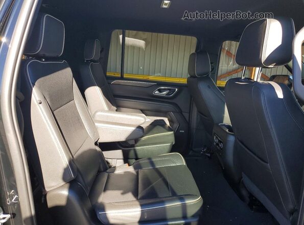 1GNSCFKDXPR132666 2023 CHEVROLET SUBURBAN Black უკანა სალონის ხედი