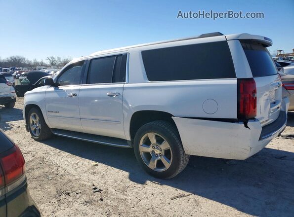 1GNSCJKC2JR201528 2018 CHEVROLET SUBURBAN White Trasero izquierdo