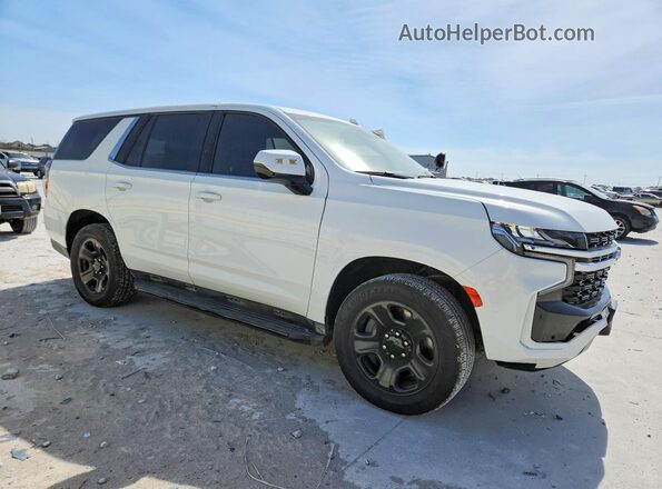 1GNSCLED6MR320591 2021 CHEVROLET TAHOE White Front right