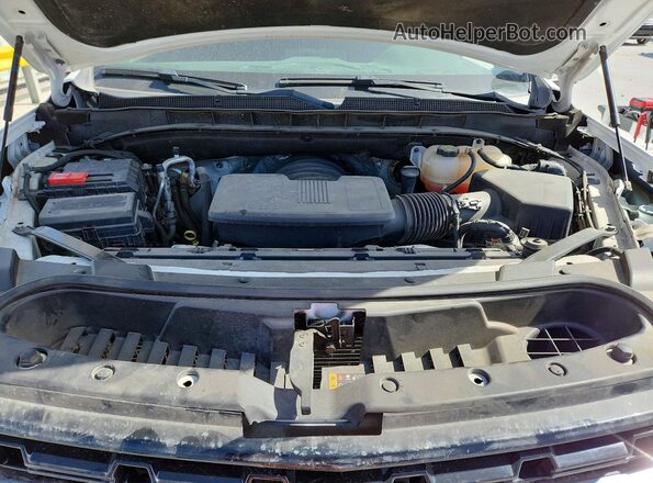 1GNSCLED6MR320591 2021 CHEVROLET TAHOE White Engine compartment view