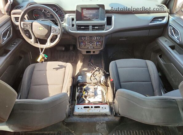 1GNSCLED6MR320591 2021 CHEVROLET TAHOE White Dashboard view