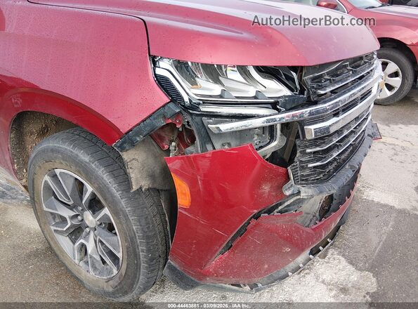 1GNSCNKD0MR155511 2021 CHEVROLET TAHOE Red 