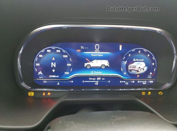 1GNSCNKD6RR249836 2024 CHEVROLET TAHOE Black Вид щитка приладів
