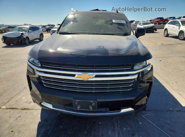 1GNSCNKD8MR317840 2021 CHEVROLET TAHOE Black წინა ხედი