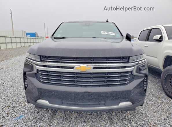 1GNSCNKDXMR275154 2021 CHEVROLET TAHOE Black Front view