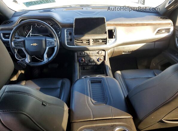 1GNSCNKDXMR275154 2021 CHEVROLET TAHOE Black Dashboard view