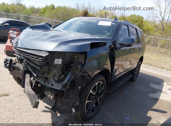 1GNSCRKD4MR350566 2021 CHEVROLET TAHOE Gray Առջևի ձախ երեք քառորդ տեսարան