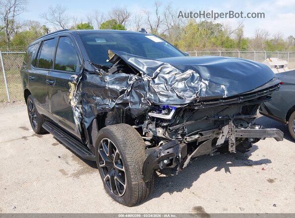 1GNSCRKD4MR350566 2021 CHEVROLET TAHOE Gray Դիմացի տեսք