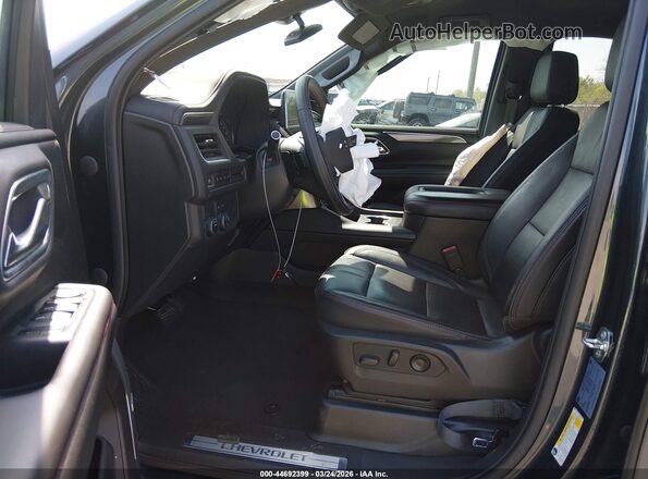 1GNSCRKD4MR350566 2021 CHEVROLET TAHOE Gray Սալոնի դիմացի տեսք