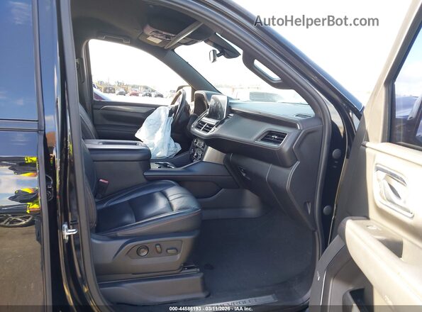 1GNSCRKD8MR359240 2021 CHEVROLET TAHOE Black წინა სალონის ხედი