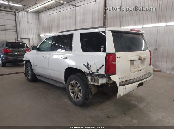 1GNSKBKC1HR359314 2017 CHEVROLET TAHOE White Tył lewy