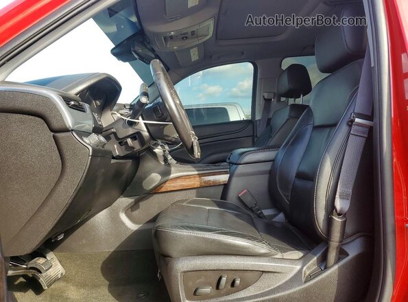 1GNSKBKC2GR330449 2016 CHEVROLET TAHOE Red წინა სალონის ხედი