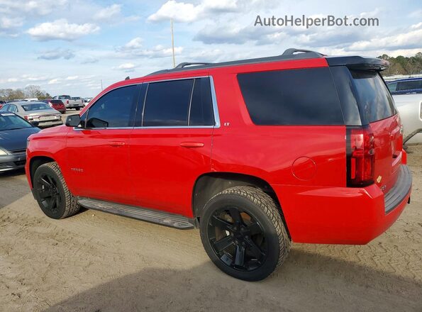 1GNSKBKC2GR330449 2016 CHEVROLET TAHOE Red უკანა მარცხენა