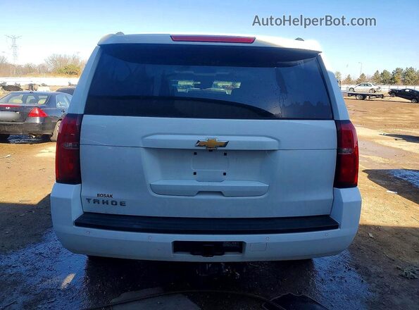 1GNSKBKC5HR194898 2017 CHEVROLET TAHOE White Вид ззаду