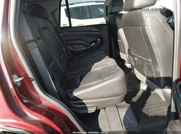1GNSKBKC7KR365710 2019 CHEVROLET TAHOE Темно-бордовый Вид наклейки с VIN-кодом