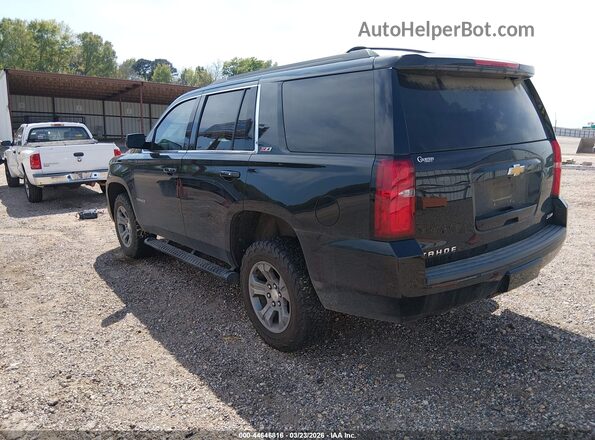 1GNSKBKC9JR351869 2018 CHEVROLET TAHOE Black Trasero izquierdo
