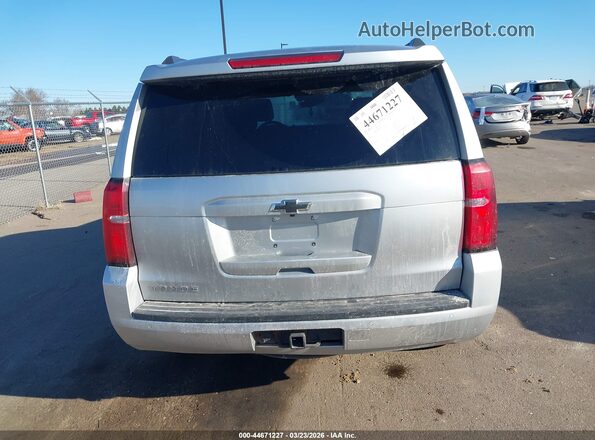1GNSKBKCXJR180727 2018 CHEVROLET TAHOE Серебряный 