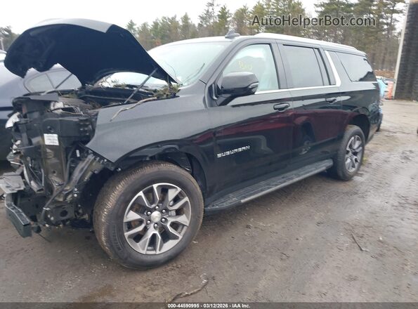 1GNSKCKDXPR305233 2023 CHEVROLET SUBURBAN Black Առջևի ձախ երեք քառորդ տեսարան