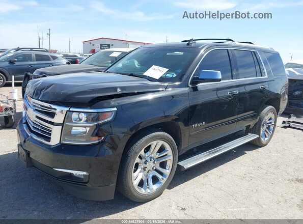 1GNSKCKJ1LR127194 2020 CHEVROLET TAHOE Черный Передняя левая четверть