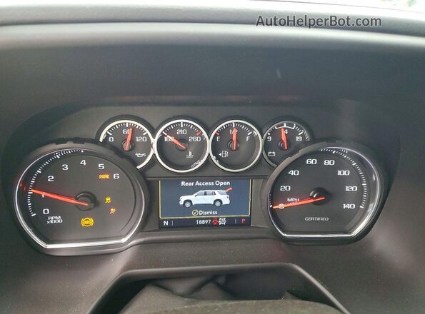 1GNSKLED1RR209943 2024 CHEVROLET TAHOE Silver ხელსაწყოთა პანელის ხედი