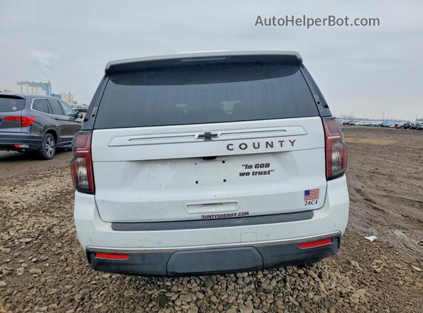 1GNSKLED4RR300544 2024 CHEVROLET TAHOE White უკანა ხედი
