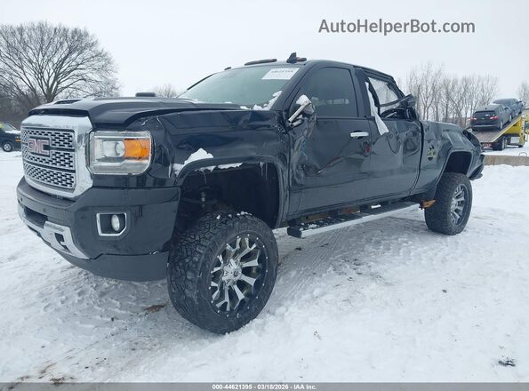1GT12UEY4JF163463 2018 GMC SIERRA Black წინა მარცხენა ხედი სამი მეოთხედიდან