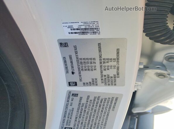 1GT40FDA4NU100853 2022 GMC HUMMER White ძრავის განყოფილების ხედი