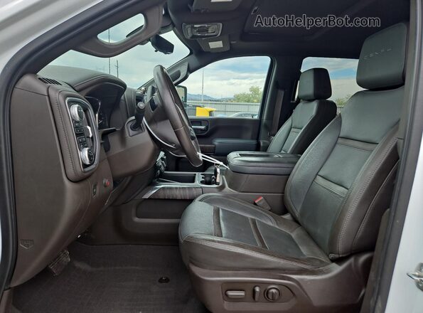 1GT49REY0MF189309 2021 GMC SIERRA Белый Вид салона спереди