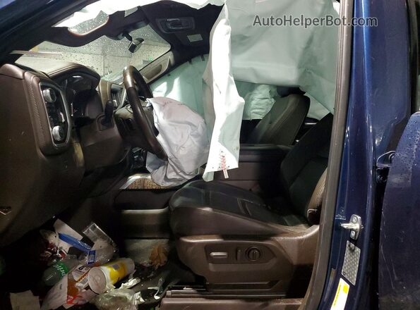1GT49WEY6MF112636 2021 GMC SIERRA Blue Vista interior delantera