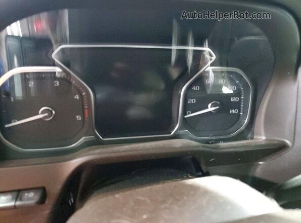 1GT49WEY6MF112636 2021 GMC SIERRA Blue Vista del cuadro de instrumentos