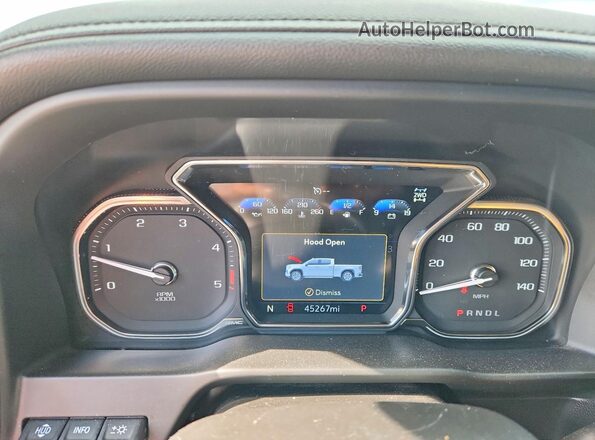 1GT49WEY7MF183148 2021 GMC SIERRA White Սարքավորումների վահանակի տեսք
