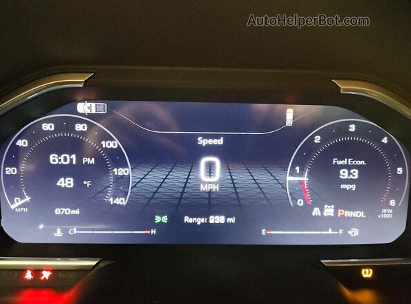 1GT4UPE77TF160043 2026 GMC SIERRA Black Vista del cuadro de instrumentos
