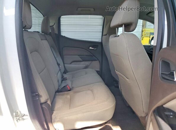 1GTG5CEA7G1209498 2016 GMC CANYON White უკანა სავარძლების ხედი