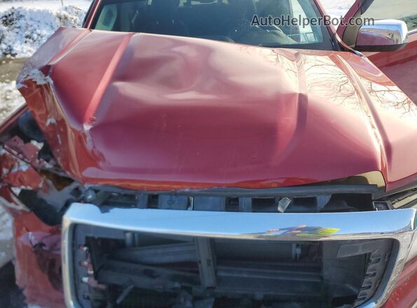 1GTG6EEN2H1199010 2017 GMC CANYON Красный Вид задней части салона