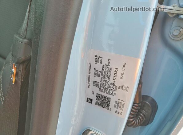 1GTP2FEK1T1173353 2026 GMC CANYON Blue Շարժիչի բաժամունքի տեսք