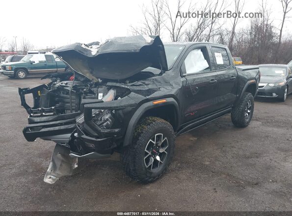 1GTP6EEK4R1149636 2024 GMC CANYON Black Առջևի ձախ երեք քառորդ տեսարան