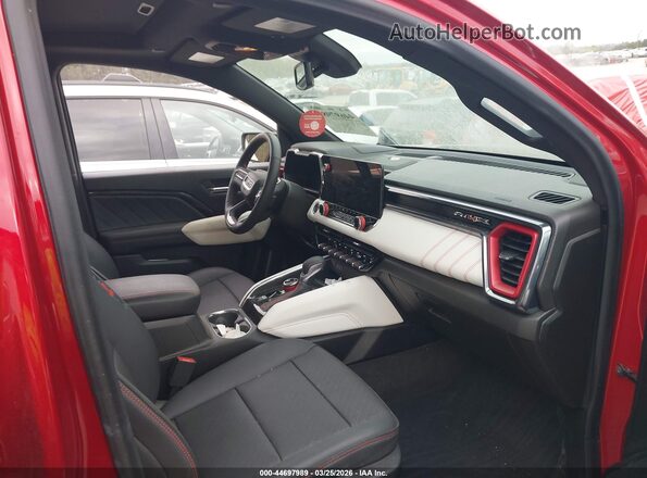 1GTP6EEK9R1163354 2024 GMC CANYON Red Widok wnętrza z przodu